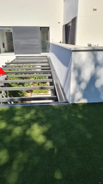 Toldos veranda motorizados - estructura