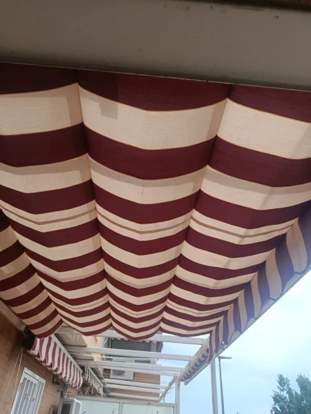 instalación toldo rayas toldos velazquez